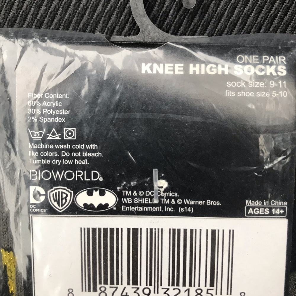 Batman cape socks